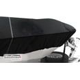 thumbnail image 3 of Windstorm Bass Boat Cover by Eevelle  Waterproof 600D Marine Grade Polyester Fabric  Upgraded Windproof Straps  Weather Protection  Fishing Boat Covers Fits - Fits 11 Foot Bass Boat, Black, 3 of 8