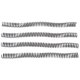 thumbnail image 1 of Unión En Espiral, 100 Piezas De Bobinas De Unión Espiral Combinadores De Unión De 16 Mm De Diámetro 48 Dientes 4: 1 Combinadores De Carpas Espinas Para Papel A4, 1 of 7