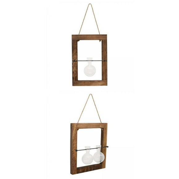 DOLITY 2pcs Propagation Station Vase Glass Planter Bulb Tubes Ornament Terrarium
