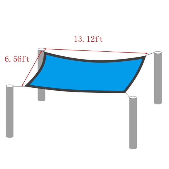 FDGIU Sun Shade Sun Shade,Outdoor Sunshade Swimming Pool Sun Awning - 95% Sunshine Protection - Rectangle Shade Sunshine Block For Patio Garden Outdoor Facility Outdoor Sun Awning