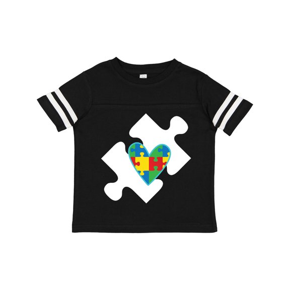 Inktastic Autism Puzzle Piece Autistic Spectrum Awareness Boys or Girls Toddler T-Shirt