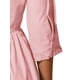 thumbnail image 5 of Vestido de camisa para mujer Inspire Chic de manga 3/4, con botones, mini vestido, rosa claro, talla L, 5 of 5