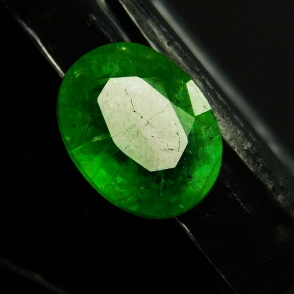 Natural Green Colombian Emerald Oval Cut 6 Ct Ring Size CERTIFIED Loose Gemstone