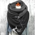 thumbnail image 3 of Esta bufanda cálida, gruesa y sencilla es una bufanda estampada navideña de moda con buena mano de obra., 3 of 6