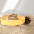 thumbnail image 6 of TOOYFUL Hamster Sand Bath Box,Gerbil Sand , Hamster Bed, Cage Accessory Small Animal Toilet for Chinchilla Mice Small Animals Large Yellow, 6 of 10
