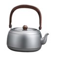 thumbnail image 5 of DOMELAY Camping Kettle Portable Drinkware Titanium Kettle for Outdoor Hiking Fishing 800ml gray, 5 of 9
