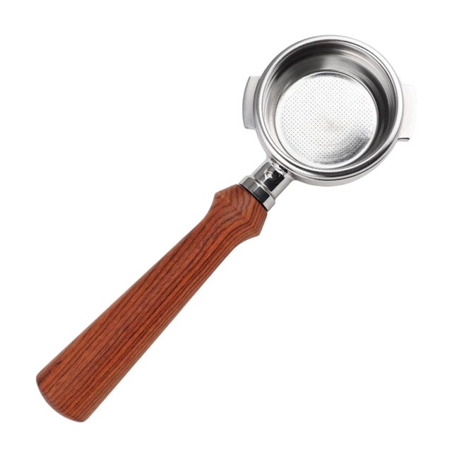 Bearachild Manija de la máquina de café Presión profesional Sin fondo Portafiltro universal Acero inoxidable Tazón de polvo Fabricante Cesta Bar Juegos de servir café y té tipo 3 Bearachild HA064517-03