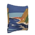 thumbnail image 3 of LNWH Vintage Mountain Landscape Throw Pillow Covers, Square Soft Linen Decorative Pillow Cases, 16"x16", 3 of 8
