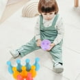 thumbnail image 5 of Hytrove 1 Set Glow in the Dark Toy Bowling Set Assorted Color Plastic for Family Activities, 5 of 5