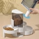thumbnail image 5 of Comedero automático para perros y gatos, con separación de alimentos secos y húmedos, de doble capa, plegable, antivuelco, multifuncional, para alimentación y bebida, 5 of 5