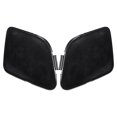 thumbnail image 1 of Par de cubiertas de gancho de remolque para parachoques delantero, izquierdo y derecho, sin pintar, para Toyota Prius V 2015-2017, No.52128-47040, negro, 1 of 6