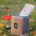 thumbnail image 2 of CAMPINGMOON Sac de Transport pour Gaz Extérieur CAPMINGMOON Sac de Protection pour Réservoirs de Gaz de Camping Sacs de Rangement Portables Packs de Lampes, 2 of 8