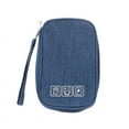 thumbnail image 1 of Bolsa Accesorios Electrónicos Organizador Bolsa de Datos Multifuncio Bolsa de Almacenamiento de Cables para Cargadores de Banco de Energía Auriculares de Cable USB, 1 of 5
