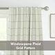 thumbnail image 3 of Cortinas DriftAway 100% opacas de lino a cuadros para ventanas, 2 unidades, 3 of 9