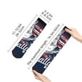 thumbnail image 2 of Uemuo Mallard Duck With American Flag Printed Crew Socks, Moisture-Wicking Socks, Athletic Socks for Men Breathable Cushion Socks Casual Sport Socks for Running Traveling, 2 of 6