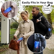 TUMELLA Strongest Windproof Travel Umbrella Small, Strong but Light Portable and Automatic Folding Rain Umbrella, Durable Grip, Compact, Fits Car and Backpack