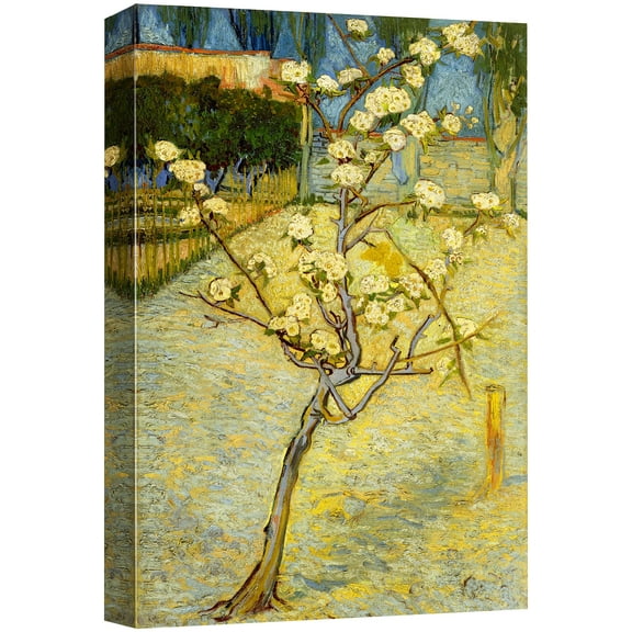 wall26 Canvas Print Wall Art Two Cut Sunflowers by Master Artist Vincent Van Gogh Nature Wilderness Illustrations Fine Art Relax/Calm Multicolor for Living Room, Bedroom, Office - 12"x18"
