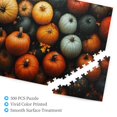 thumbnail image 3 of 500 PCS Unique Pumpkin - 500 Piece Wooden Jigsaw Puzzles,Vibrant Colors,Create A Festive Atmosphere,Charm Thanksgiving Home Decor,Gift Suitable Family Friends,Creative Activity Hobbies For Adults, 3 of 6