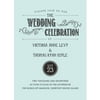 Chalkboard Union Standard Wedding Invitation