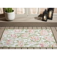 thumbnail image 2 of SAFAVIEH Cabana Iskra Indoor/Outdoor Area Rug, Green/Pink, 4' x 6', 2 of 16