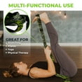 thumbnail image 4 of Gradient Fitness Stretching Strap for Physical Therapy, 12 Multi-Loop Stretch Strap 1.5" W x 8' L, Neoprene Handles, Physical Therapy Equipment, Yoga Straps for Stretching, Leg Stretcher, 4 of 10