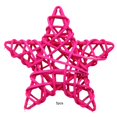thumbnail image 2 of Wosthever 5pcs 6cm Estrella Forma Vid Ca?a Ratán Decoración Boda Navidad Bricolaje Adorno Kits de decoración para fiestas rosado Wosthever JJ9610-02, 2 of 5