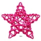 thumbnail image 3 of Billuyoard 5 uds cinco estrellas 6CM mimbre trenzado vid Navidad cumpleaños hogar boda fiesta decoraciones DIY adornos Kits de decoración para fiestas rosado Billuyoard JJ9610-02, 3 of 6