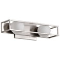 thumbnail image 3 of Nuvo Lighting Jenkins 16 Inch 2 Light LED Vanity Brushed Nickel with Frosted Glass - Brushed Nickel, 3 of 5