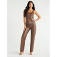 thumbnail image 3 of Sofia Jeans Women's Faux Leather Bootcut Pants, 32.5" Inseam, Sizes XS-2XL, 3 of 7