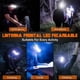 thumbnail image 5 of Linterna Frontal LED Recargable, IPX6, Resistente Al Agua, 1500 Lúmenes, 3 Modos de Luz para Actividades Al Aire Libre Como Acampar, Correr y Pescar., 5 of 5