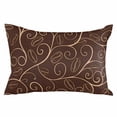 thumbnail image 2 of Brown Plants Throw Pillow Cover, Pillowcase Protectors with Zipper, Breathable Decorative Lumbar Pillow Case Cover, Farmhouse Rustic Farm Leaves Branches Pillow Shams for Couch Sofa 12x20Inch, 2 of 8