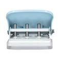 thumbnail image 4 of Puncher Hole Punch Ruler Design Quick Positioning 3 Holes Metal Paint Body Loose Leaf Puncher for Documentation, 4 of 7