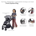 thumbnail image 4 of Carriola con Autoasiento Reversible y Reclinable con bambineto King D'Bebe - Gris, 4 of 8