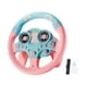 thumbnail image 1 of Volante de juguete de simulación, volante interactivo para educación temprana para niños. Rosa, 1 of 9
