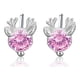thumbnail image 1 of Pendientes de botón para mujer, pendientes de botón, pendientes de botón para mujer, pendientes de mujer, pendientes de Navidad, pendientes de tendencias de moda, pendientes de mujer, 1 of 3