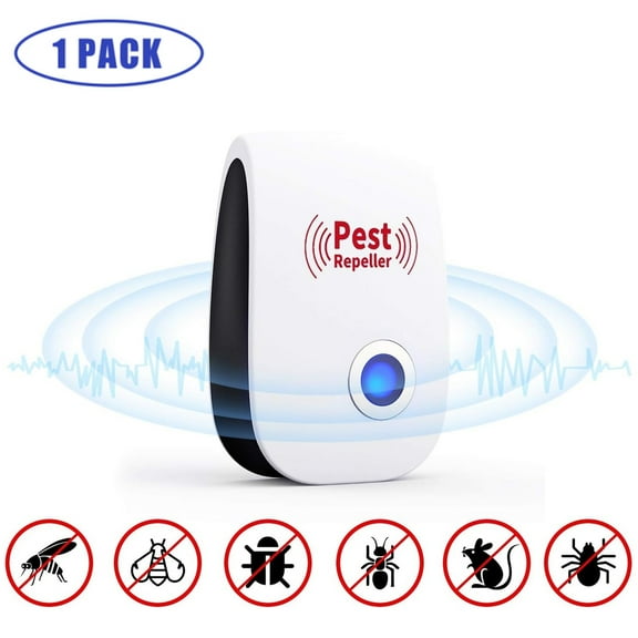Meuvax Electronic Pest Control Plug in for Roaches, Mice, Bugs, Rodents, Mosquitoes, Spiders, 1 Pack Indoor Home Kit