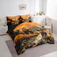 thumbnail image 3 of Castle Fairy Wildlife Bears 7-Piece Bedding Comforter Set for Teens Women Men,Woodland Animal King Bedding Sets,Jungle Safari Ultra Soft Bed Sheets,Ultra Soft Home Decor, 3 of 8