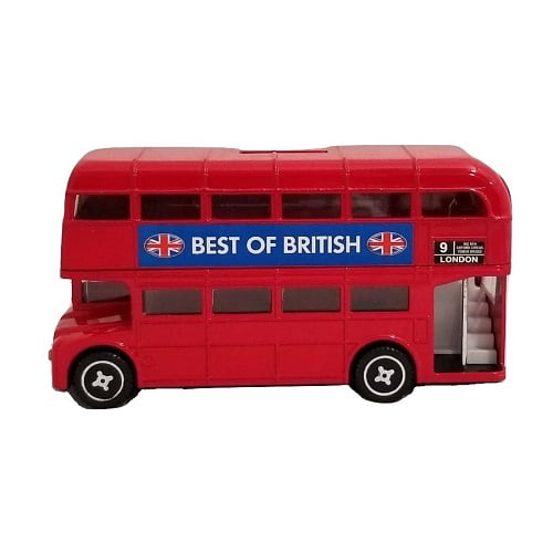 Novelty Route Master Bus Ceramic Money Box 3D London Bus Style Piggy Bank 