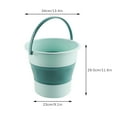 thumbnail image 3 of Utoimkio Collapsible Bucket 4.4 Gallon Cleaning Bucket Mop Bucket Foldable Portable Small Plastic Water Supplies for Outdoor Garden Camping Fishing Car Wash Space Saving, 3 of 8