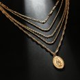 thumbnail image 3 of unbranded Collar De Para Mujer Con Colgante Ovalado Ideal Para Ocasiones Especiales, 3 of 8