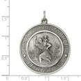 thumbnail image 4 of FB Jewels Sterling Silver St. Christopher Medal, 4 of 4