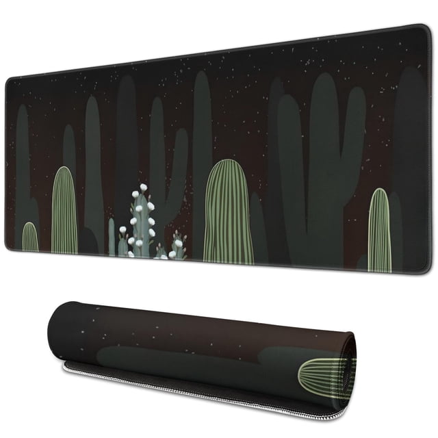 Soft and Cute Garden Flowers Mouse Mat | Non-Slip, Splash Resistant | Easy Slide for Precision Control | Portable, Perfect for Work or Gaming | 31.5 × 11.8 inch