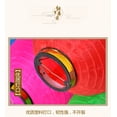 thumbnail image 2 of Nvzi 2 linternas de seda japonesas tradicionales de 10 pulgadas, lámpara colgante roja para barra de ramen con borlas doradas para decoraciones de patio al aire libre de Año Nuevo chino, 2 of 4