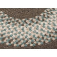 thumbnail image 3 of NG99R024X096 North Ridge - Bark 2'x8' Rug, 75% Polypropylene/25% Wool - Runner (Oval)., 3 of 3