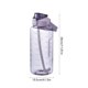 thumbnail image 3 of Botella Deportiva con Pajilla Antiderrame Boca Ancha con Asa | Capacidad Grande de 2000ml para Gimnasio y Fitness | Jarra de Hidratación Portátil de Plástico para Ejercicio, Yoga y Viajes al Aire, 3 of 6