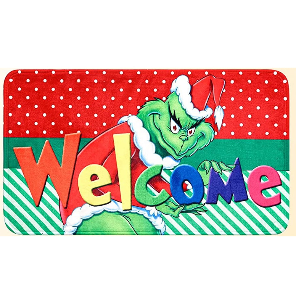 Gr1nch Grinchmas Front Door Mat Grinch Christmas Decoration Entrance