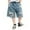 Z12-Blue, variant on RMGVDSD Boys Jean Shorts Relaxed Fit Trousers Fashion Boys Denim Shorts Straight Leg Summer Casual Short Jeans With Pocket Kids Elastic Joggers