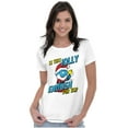 thumbnail image 3 of Grumpy Smurf Jolly Enough Xmas Santa Women's T Shirt Ladies Tee Brisco Brands M, 3 of 5