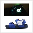 thumbnail image 1 of Verano Disney Spiderman nuevas sandalias para niños bebé transpirable Batman antideslizante playa zapatos niños lindo Mickey sandalias Luminous24 (plantilla de 15,9 cm) Gao Jinjia LED, 1 of 2