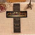 thumbnail image 5 of EWASWON Easter Wooden Cross Wall Hanging Decor, Handmade Style Solid Brown Wood Home Church Easter Tree Ornament, Religious Easter Gift, 5 of 6